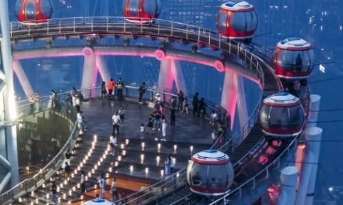 Canton Tower-Ferris wheel